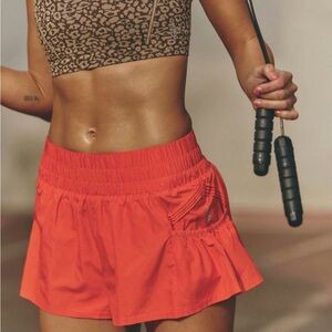 FREE PEOPLE FP MOVEMENT NWT Get Your Flirt On Shorts Size L